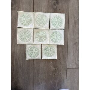 Vintage NOS Rixie Cupkin Coasters Paper Cocktail  Coffee MCM Design‎ 8 CT